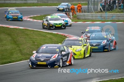 Touring Car Championship Race March 2014 Stock Photo