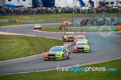 Touring Car Championship Race March 2014 Stock Photo