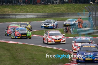 Touring Car Championship Race March 2014 Stock Photo