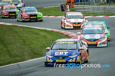 Touring Car Championship Race March 2014 Stock Photo