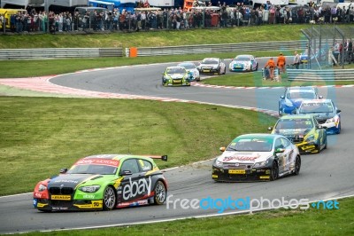 Touring Car Championship Race March 2014 Stock Photo