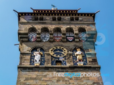 Tower At Cardiff Castle Stock Photo