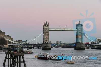 Tower Bridge In London Stock Photo