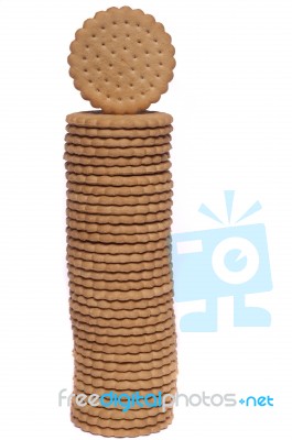 Tower Of Biscuits Stock Photo