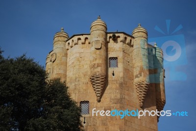 Tower Of Clavero In Salamanca, Spain Stock Photo