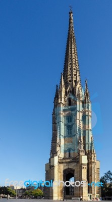 Tower Of St Michael In Bordeaux Stock Photo