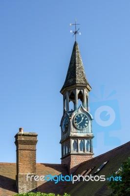 Tower Of The Tea Rooms At High Beeches In Handcross Stock Photo