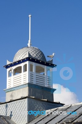 Tower On  Eastbourne Pier Stock Photo