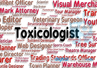 Toxicologist Job Represents Hiring Text And Employment Stock Image