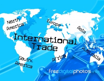 Trade International Shows Across The Globe And World Stock Image