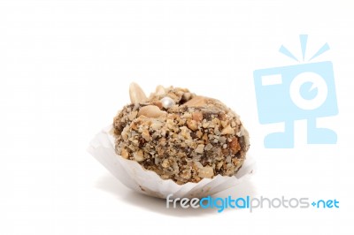 Traditional Fig And Almond Ball Stock Photo