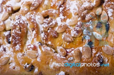 Traditional Portuguese Easter Cake Stock Photo