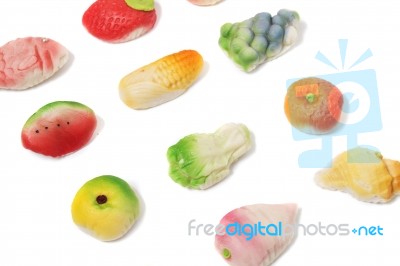 Traditional Portuguese Fruity Sweets Stock Photo