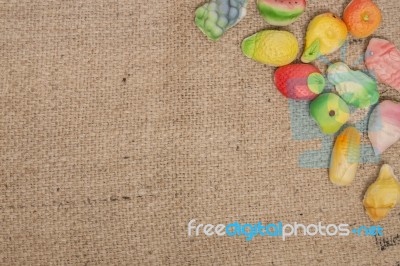 Traditional Portuguese Fruity Sweets Stock Photo