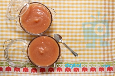 Traditional Quince Jam Stock Photo