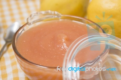 Traditional Quince Jam Stock Photo