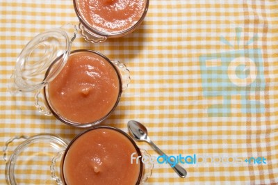 Traditional Quince Jam Stock Photo