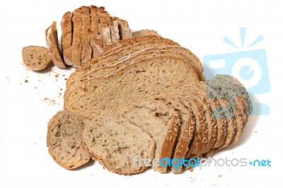 Traditional Slices Of Bread Stock Photo