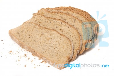 Traditional Slices Of Bread Stock Photo