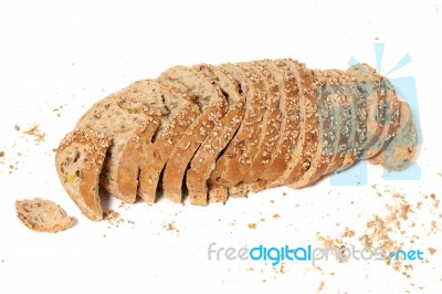 Traditional Slices Of Bread Stock Photo