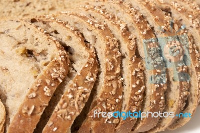 Traditional Slices Of Bread Stock Photo