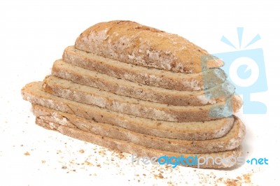 Traditional Slices Of Bread Stock Photo