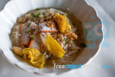 Traditional Thai Noodle Stock Photo