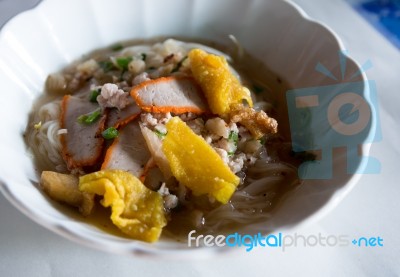 Traditional Thai Noodle Stock Photo