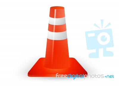 Traffic Cones Stock Image