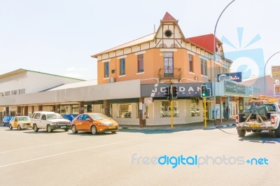 Traffic In Windhoek, Namibia Stock Photo