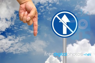 Traffic Sign Stock Image