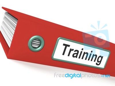 Training File Stock Image