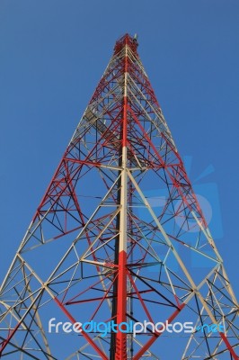 Transmission Towers Stock Photo