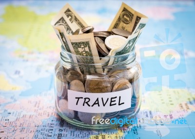 Travel Budget Concept Stock Photo