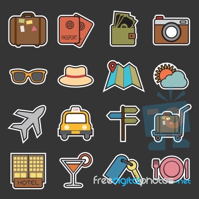 Travel Icon Stock Image