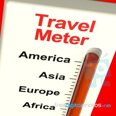 Travel Meter Stock Image