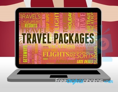 Travel Packages Shows Tour Operator And Arranged Stock Image