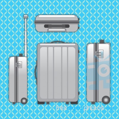 Traveller Luggage Bag Stock Image