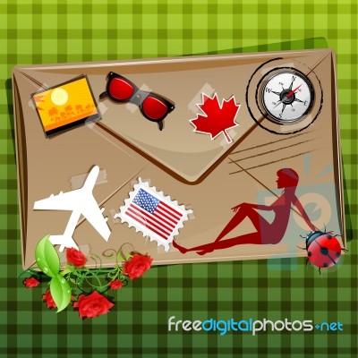 Travelling Things Stock Image