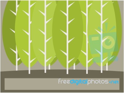 Tree Background Illustration Stock Image