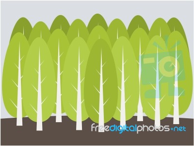 Tree Background Illustration Stock Image