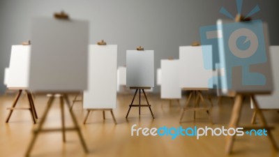 Tripod Painting Stock Image