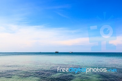 Tropical Sea View Stock Photo