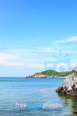 Tropical Sea View Stock Photo