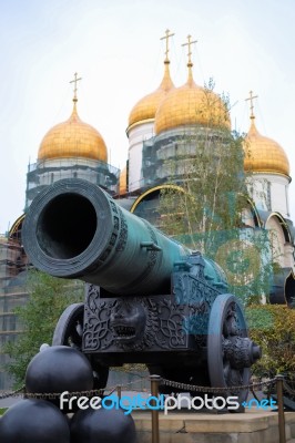 Tsar Cannon Stock Photo