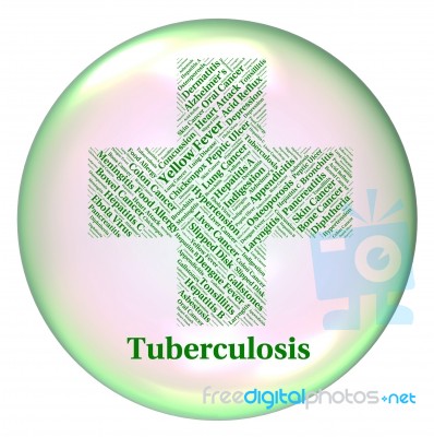 Tuberculosis Disease Means Tubercle Bacillus And Mtb Stock Image