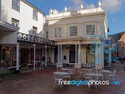 Tunbridge Wells, Kent/uk - January 5 : The Chalybeate Spring In Stock Photo