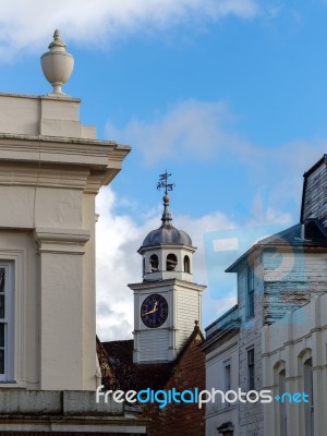 Tunbridge Wells, Kent/uk - January 5 : View From The Pantiles In… Stock Photo