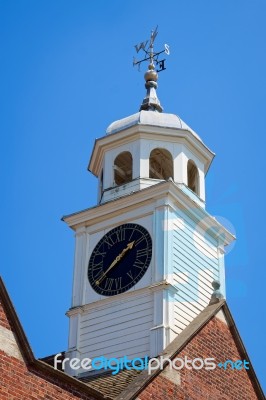 Tunbridge Wells, Kent/uk - June 30 : Clock Tower In Royal Tunbri… Stock Photo