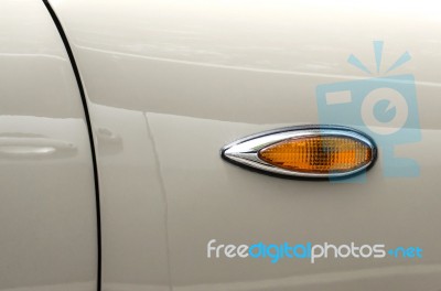 Turn Signal Lamp Retro Car Stock Photo